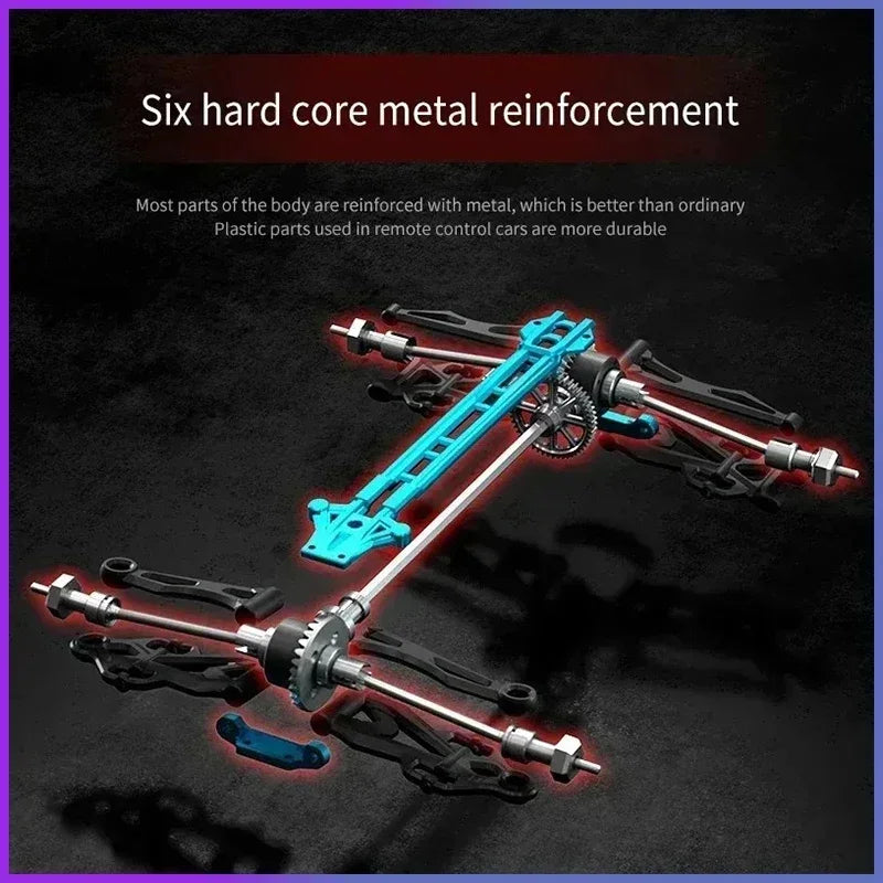 SCY16101 16102 RC Car 70km/h High Speed Remote Control Car Children's Four-Wheel Drive Remote Control Car LED Brushless Motor