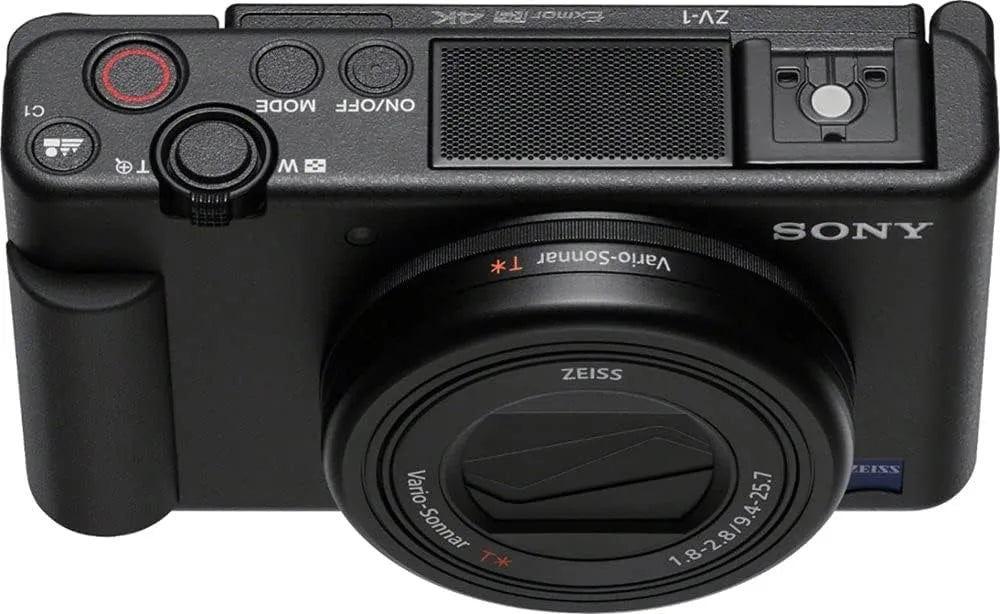 Cámara de Vlogging 4K SONY ZV-1 Original 270 °   Pantalla LCD Inclinable de 20.1 Megapíxeles, Cámara Gran Angular con Enfoque Potente para Paisajes