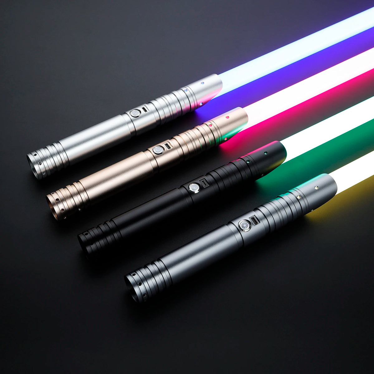 DamienSaber Heavy Dueling Lightsaber Xeno3.0 Bluetooth Light Saber Sensitive Smooth Swing with Infinite Color Changing 34 Fonts