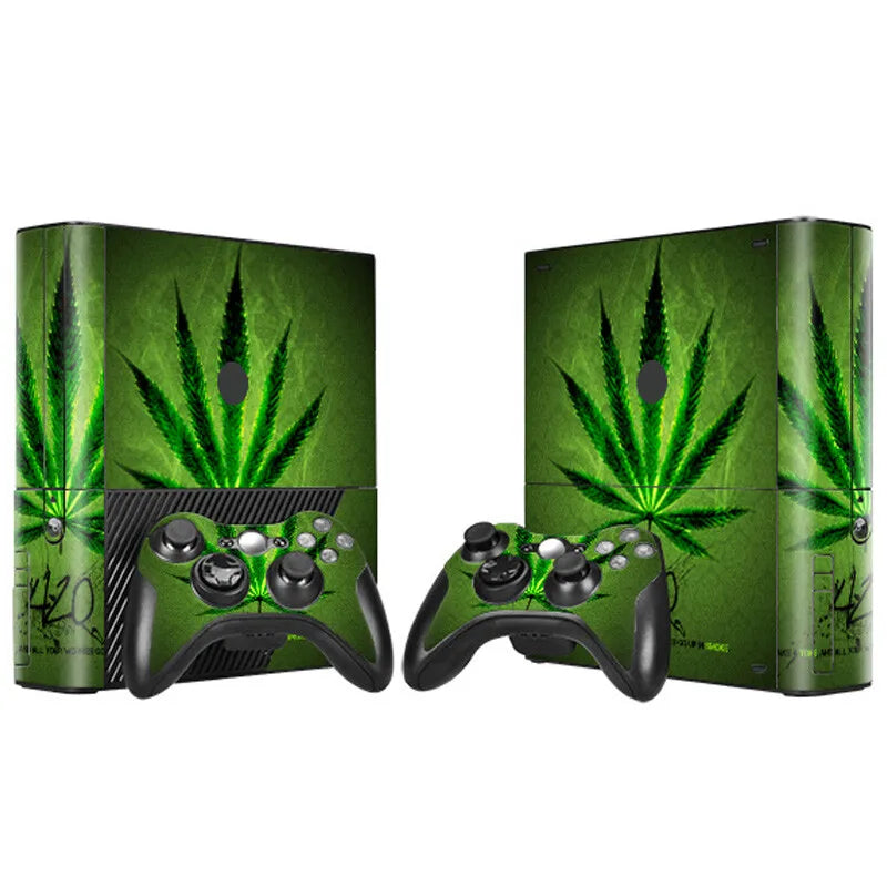 Pegatina Personalizada con Diseño a Medida para Consola Xbox 360 E y 2 Controles, Vinilo Decorativo para Xbox 360 E