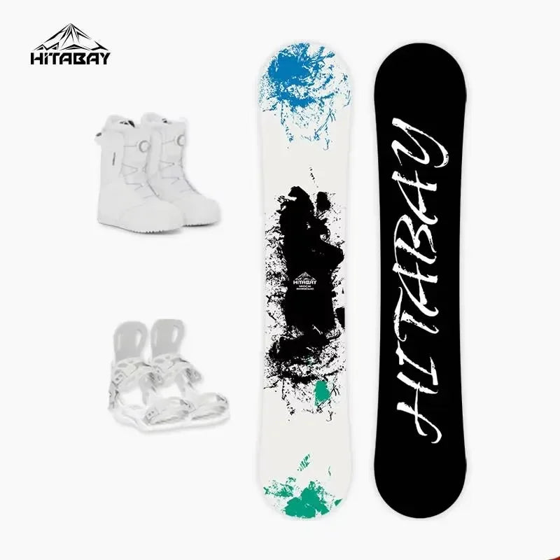 Tabla de snowboard para esquiar, tablas de snowboard para deportes de invierno al aire libre para adultos y niños, equipo duradero de alta calidad
