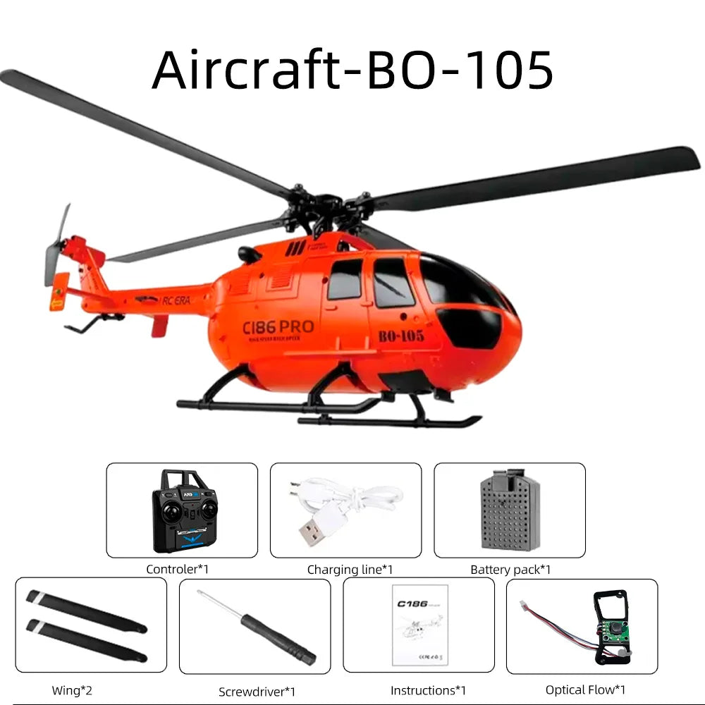 RC ERA BO-105 Helicóptero 1:48 4CH 15min Vuelo C186 Avión RC