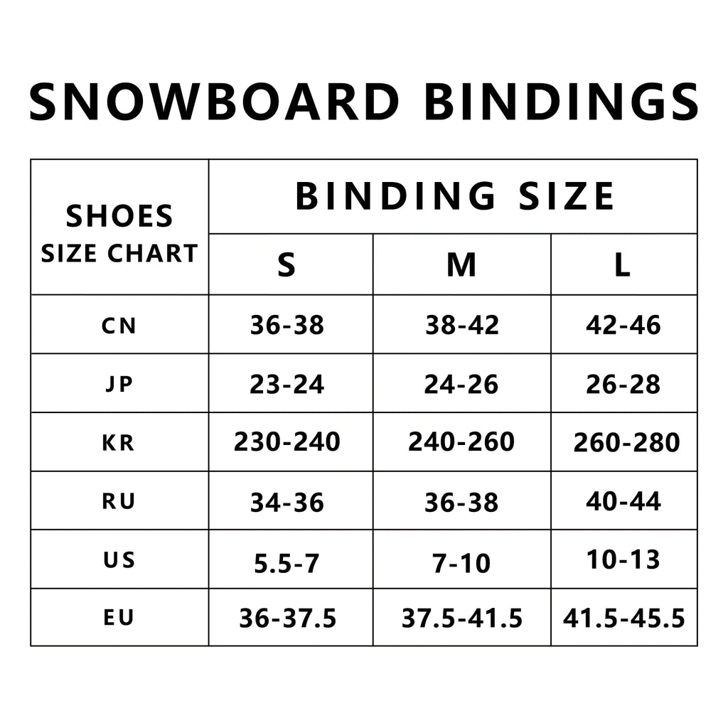 Fijaciones de snowboard SKIFREE S2-270 para principiantes con sistema de entrada rápida, absorción de impactos en EVA y flexión media