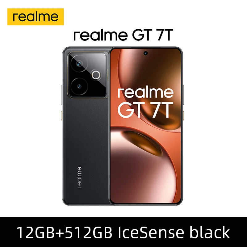 Global Version realme GT 7T 5G Smartphone Dimensity 8400-MAX 6.8inches 120Hz Display 7000mAh 120W SUPERVOOC Charge Camera  50MP