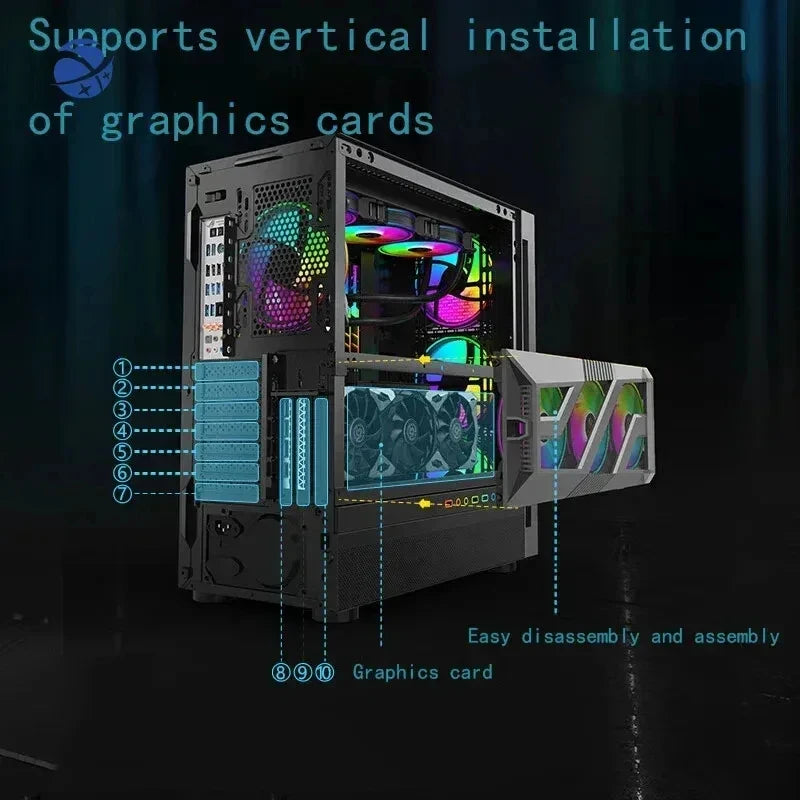 Computadora de Escritorio I9 14900k DDR5 32G 6800 2000GB 2TB SSD RTX4080 Super PC con Windows 11, PC para Juegos, Computadora de Torre Media para Juegos