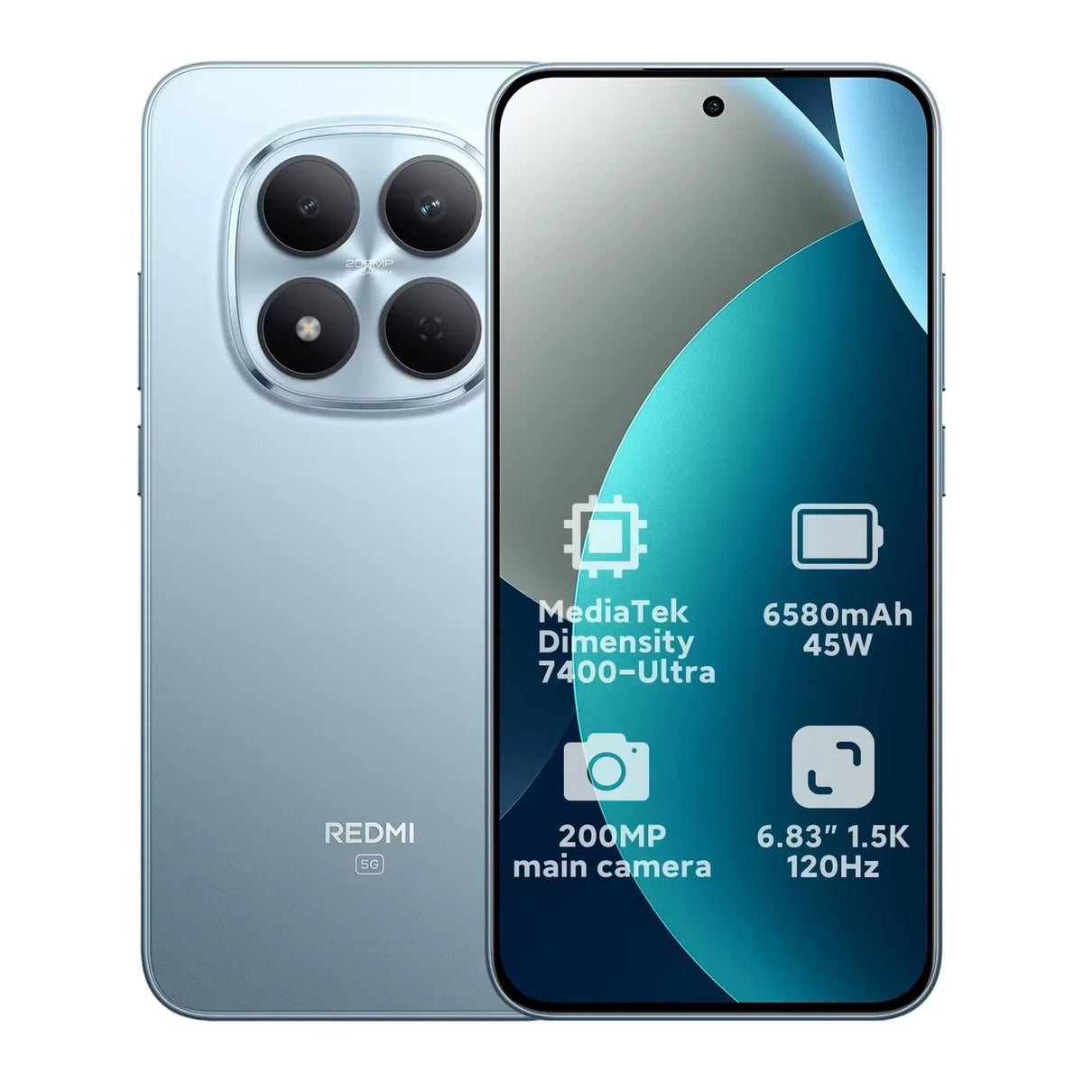 Global Version Redmi Note 15 Pro 5G Dimensity 7400-Ultra 256GB 512GB Smartphone 6580mAh 45W Battery 200MP OIS Main Camera Xiaomi Cellphone