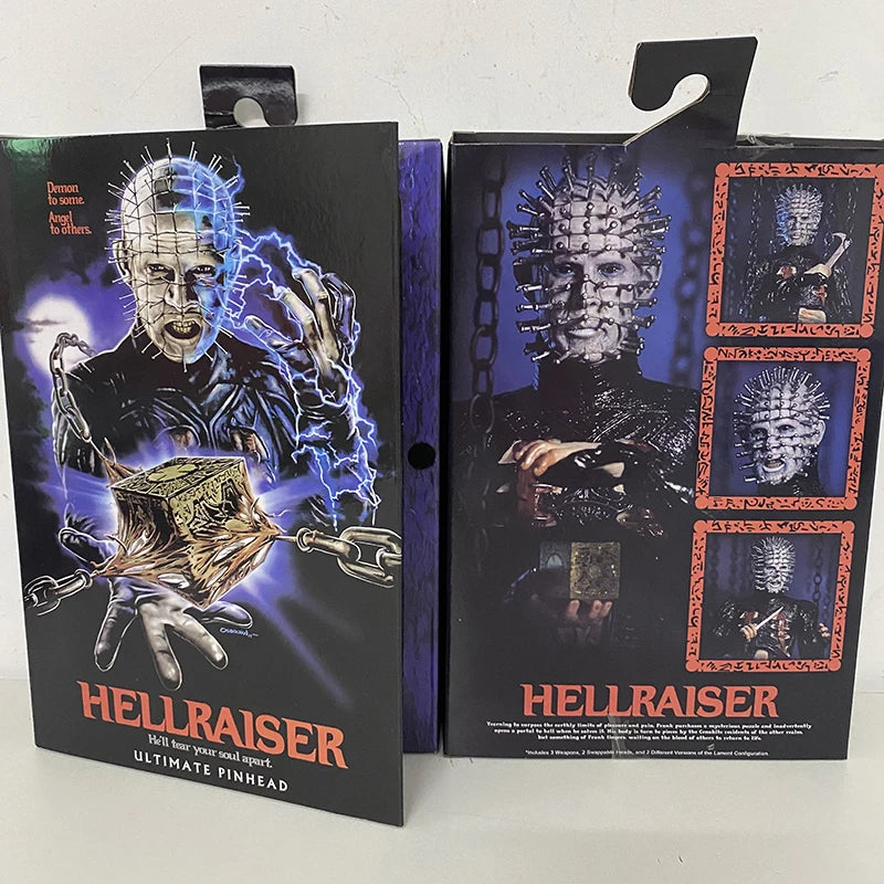 Figura NECA Hellraiser, lo desgarrará tu alma, figura de acción definitiva Pinhead, colección móvil de PVC, juguete, regalos de cumpleaños