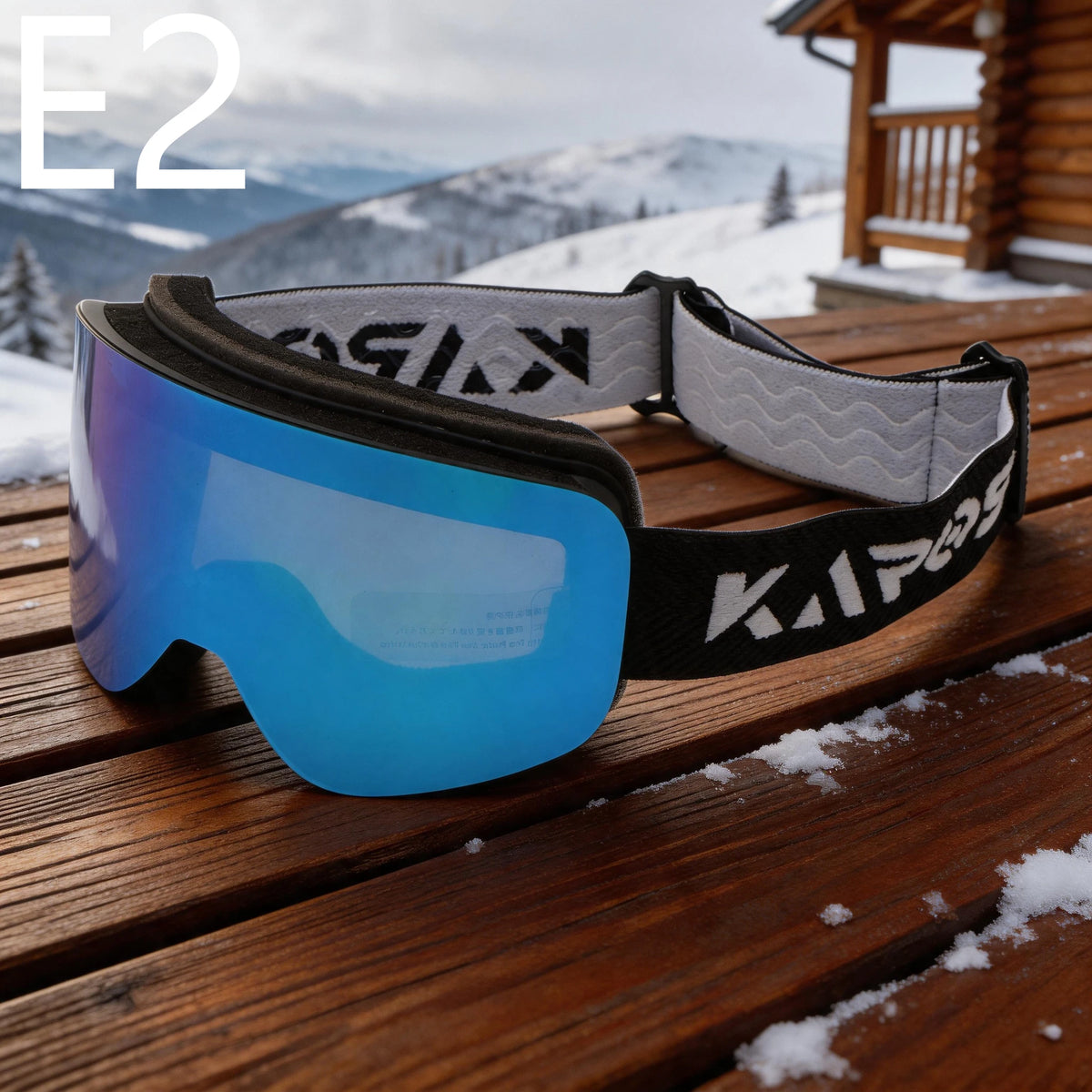 Gafas de esquí Karos de doble capa antivaho con protección UV400, ligeras, para deportes de invierno, snowboard y motos de nieve.