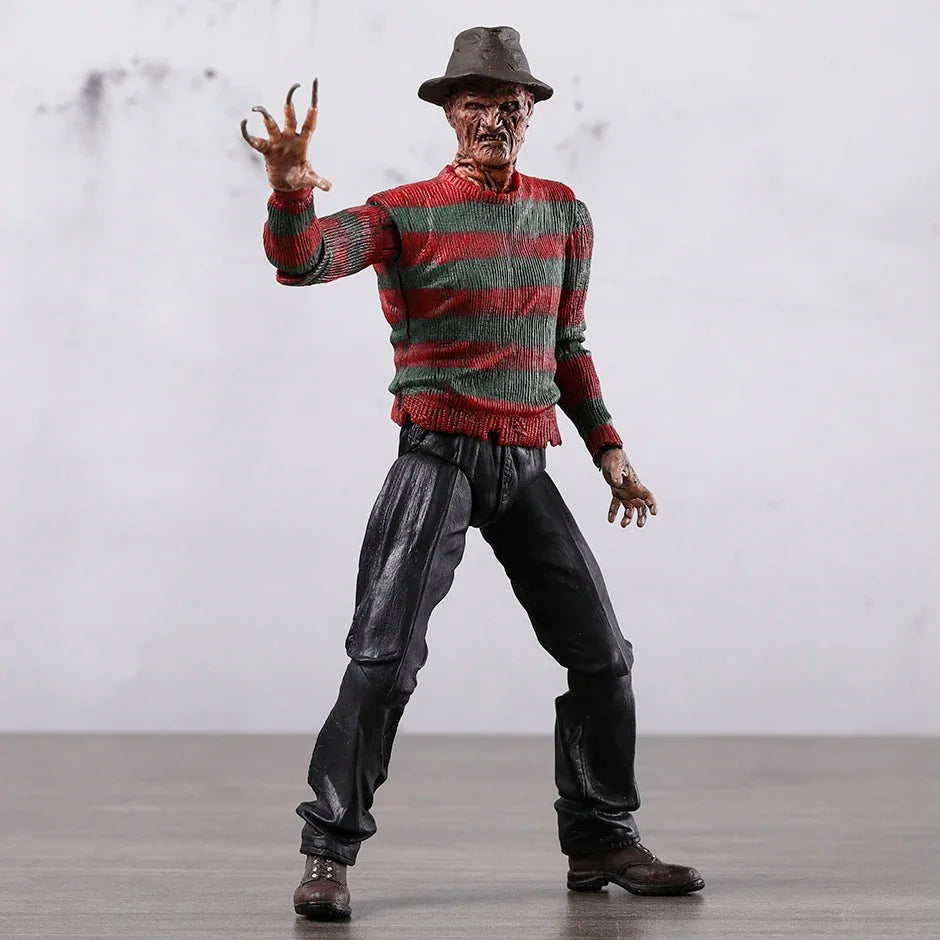 NECA Nightmare Parte 2 Figura de acción de Freddy juguete de modelos coleccionables figura de película de terror de Halloween