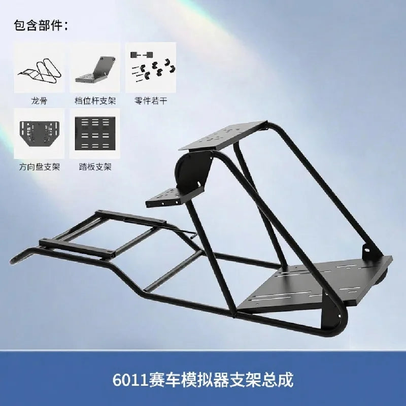 Volante de carreras con palanca de cambios, pedales y asiento para simulación, compatible con PS4, PS5 y PC Gaming