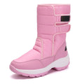 CINESSD 2023 nuevas botas de nieve cálidas de invierno botas de algodón impermeables para exteriores para mujer botas altas cálidas y cómodas de felpa para mujer