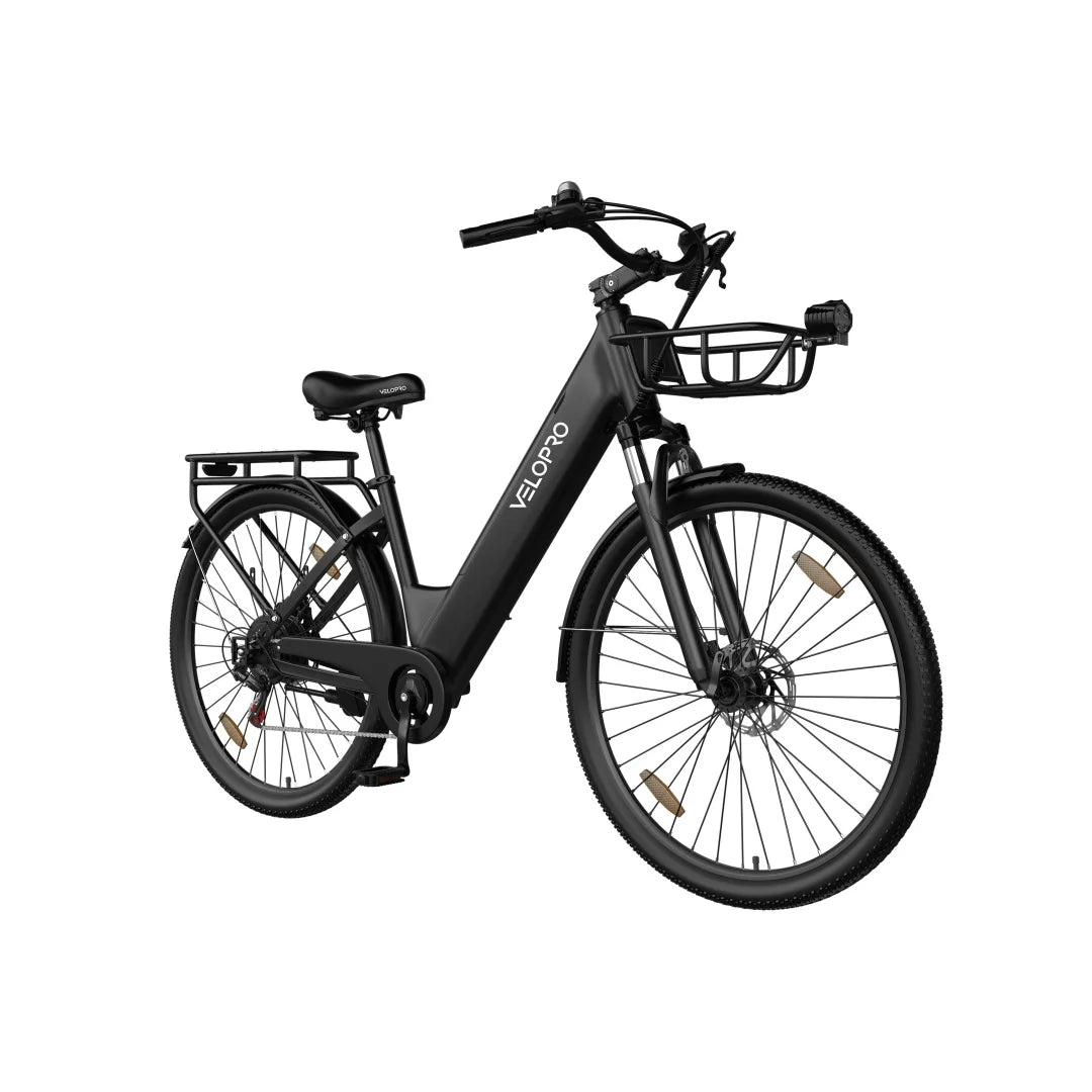 Bicicleta eléctrica urbana para adultos Pixar C1 Pro, batería extraíble de 36V 18Ah, motor de 250W, frenos de disco hidráulicos, pantalla LCD inteligente