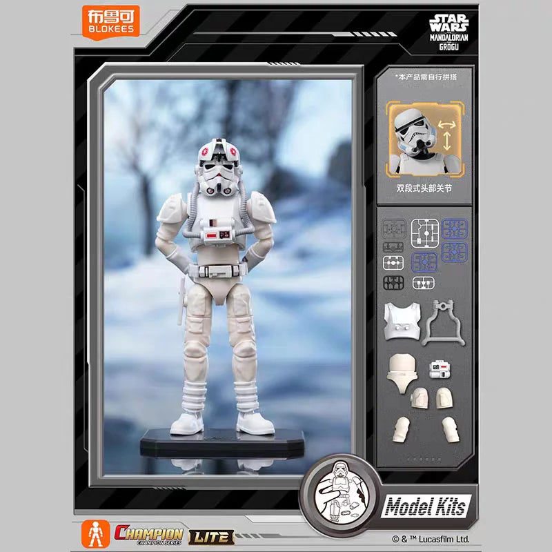 Nuevas Figuras de Acción Blokees Star Wars CHAMPION CLASS: Mandalorian, Grogu Lite, Mecha Din Djarin, Grogu, Bo Katan Kryze, Juguete Coleccionable de Regalo