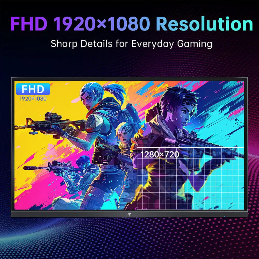 Monitor para Juegos KTC H24B9S-2 de 23.8 Pulgadas Full HD, Pantalla IPS, Frecuencia de Actualización Fluida de 144Hz, 113% SRGB, 178 °   Ángulo de visión, Tecnología de cuidado ocular, Puertos HDMI y VGA, Compatible con