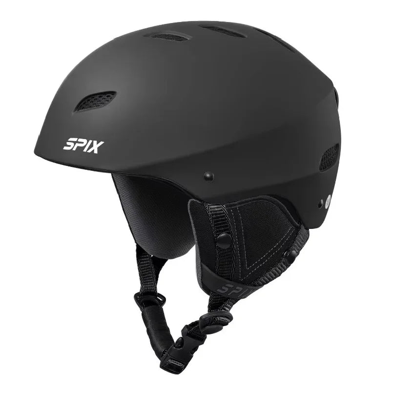 Cascos de esquí profesionales para deportes, ciclismo, patinaje, esquí, casco de nieve ajustable, cálido, a prueba de viento, transpirable, casco de seguridad para hombres y mujeres