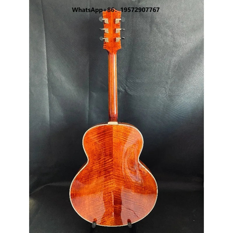 Guitarra Eléctrica de Cuerpo Hueco Hecha a Mano y Personalizable