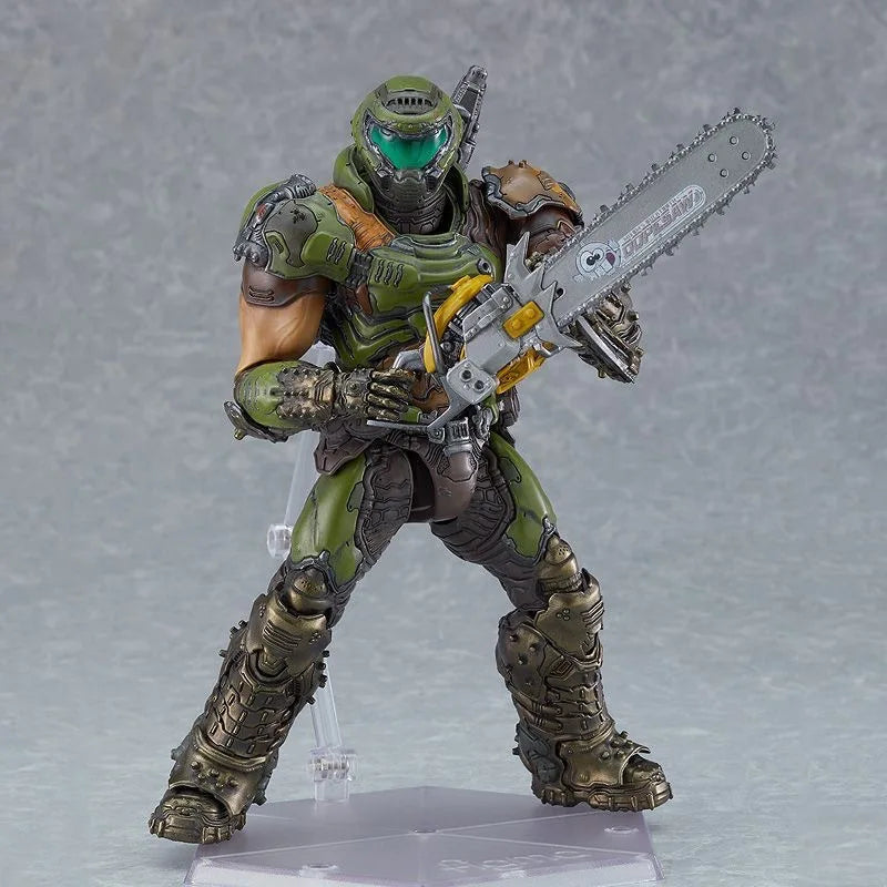 Figura de Acción Figma SP 140 Doom Slayer Eternal, Figura Articulada de PVC, Colección de Anime Destroy Warrior, Modelo Decorativo para Escritorio o Sala de Juegos