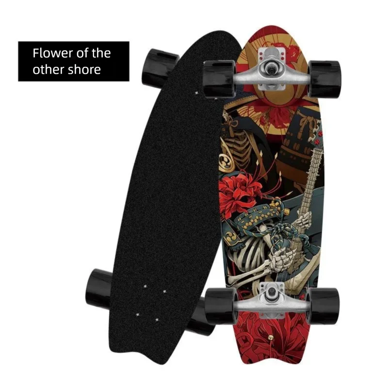 Tabla de Surf Urbana de 32 Pulgadas para Principiantes, con Trucks CX4, para Simulación de Surf y Skateboarding