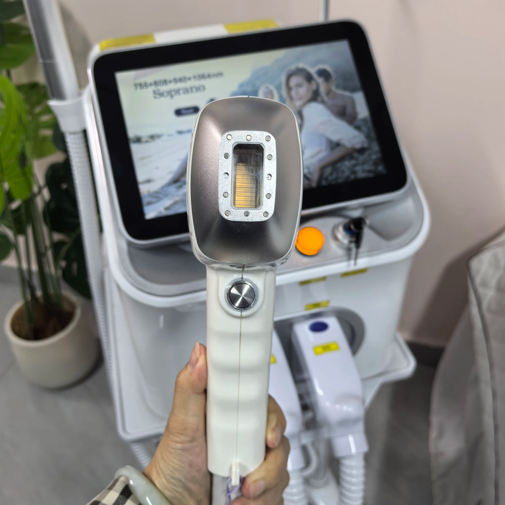 Máquina Profesional de Depilación Láser de Diodo 2 en 1 de 5000W, Máquina de Eliminación de Tatuajes con Láser de Picosegundos Qswitch ND YAG 1064NM, 4 Longitudes de Onda