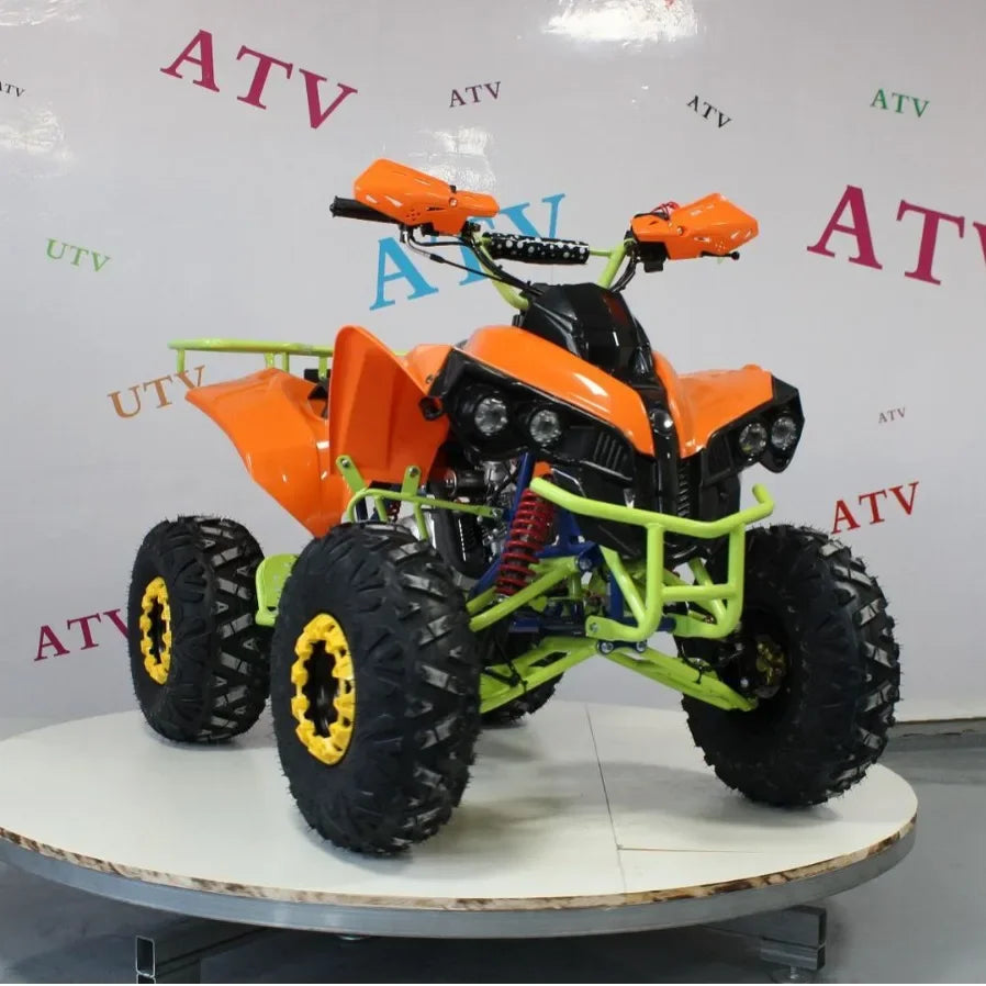 ATV Eléctrico de Nieve de 125 cc, 4x4, Motocicleta Todoterreno de Montaña, Rendimiento Fuera de Carretera