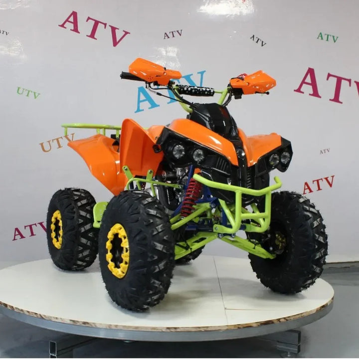 ATV Eléctrico de Nieve de 125 cc, 4x4, Motocicleta Todoterreno de Montaña, Rendimiento Fuera de Carretera