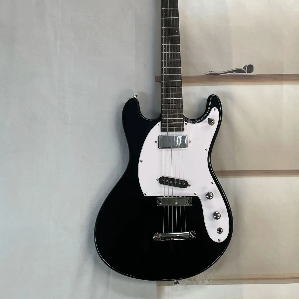 Guitarra Eléctrica Ventur.s John.y Ramone Mosr.te Mark II Blanca y Negra con Tune-A-Matic y Stop