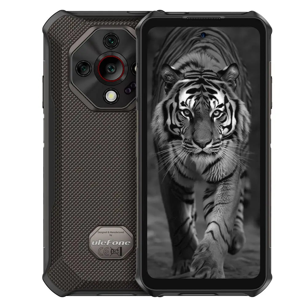 Smartphone resistente Ulefone Armor X16 4G Android 15, hasta 12GB+128GB, batería de 10360mAh, linterna de alto brillo, cámara principal de 48MP