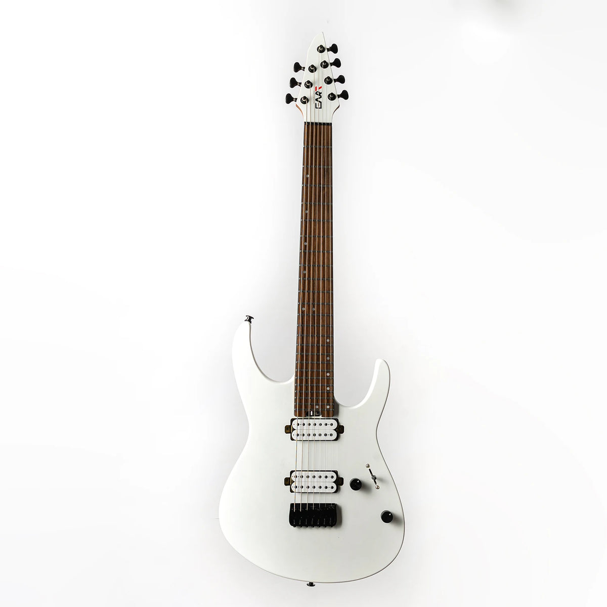 EART Guitar EXP-H7-SE, guitarra eléctrica de caoba asada de 7 cuerdas de 25,5 ", 5 piezas de arce asado + mástil Padauk, diapasón de palisandro de la India