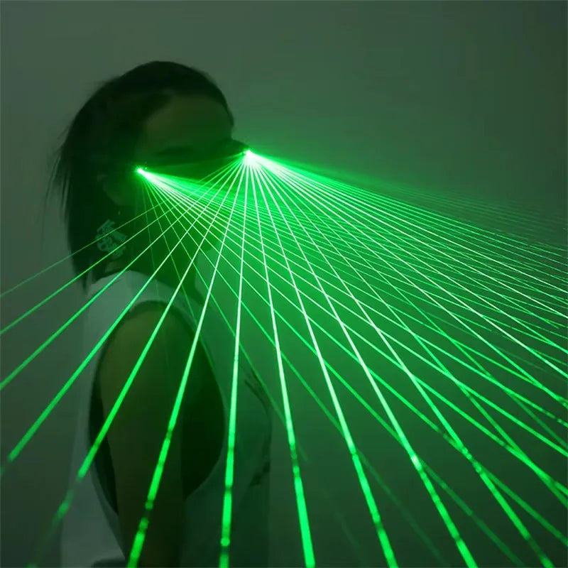 Gafas Led multilínea, gafas portátiles, haz de DJ, luz de escenario para fiesta, bailarina, espectáculo, disfraces luminosos, actuación en club nocturno