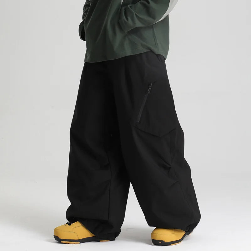Pantalones de Nieve Holgados para Hombre y Mujer 2026, Pantalones Deportivos para Snowboard y Esquí, Impermeables, Resistentes al Viento, Aislantes, Transpirables para Adultos