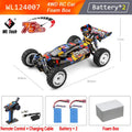 Carro RC 4WD 1:12 sin escobillas, multicolor, llantas todoterreno y control remoto