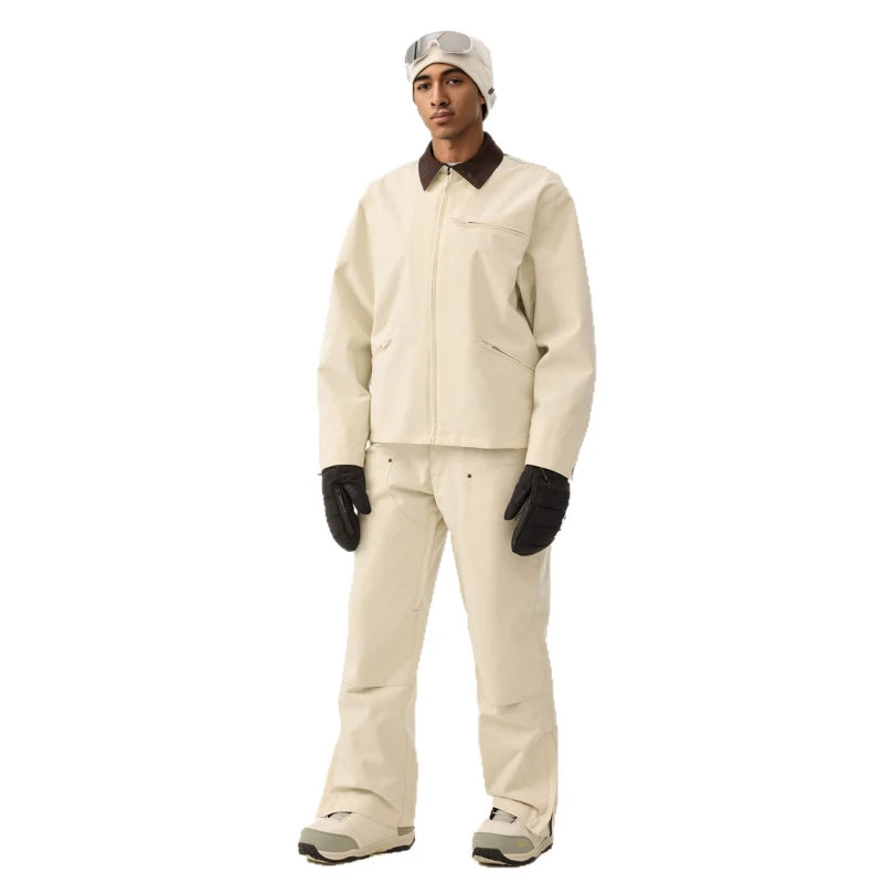 Nueva Ropa de Esquí de Invierno para Hombre, Mono de Esquí, Cálido, Cortavientos, Impermeable, Ropa de Nieve Deportiva y de Ocio Transpirable para Mujer