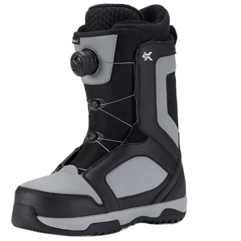 Botas de Snowboard para Hombre y Mujer, Calzado Rápido de Esquí, Térmicas, con Diseño Floral, Equipo de Esquí Completo, лыжные ботинки