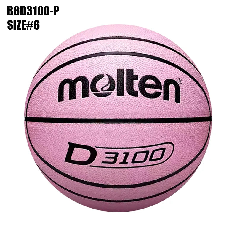 Balones de Baloncesto Originales Molten 2027, Tamaño 7/6/5, Material PU, para Juegos en Interiores y Exteriores, Entrenamiento, Hombres y Mujeres, Baloncesto