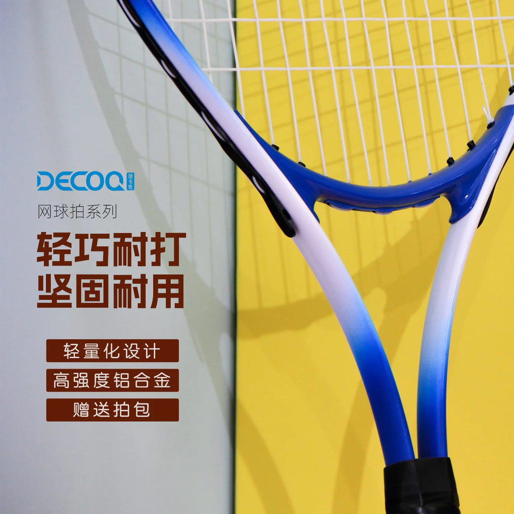 Raqueta de Tenis de Carbono con Rebote Individual para Entrenamiento, para Adultos