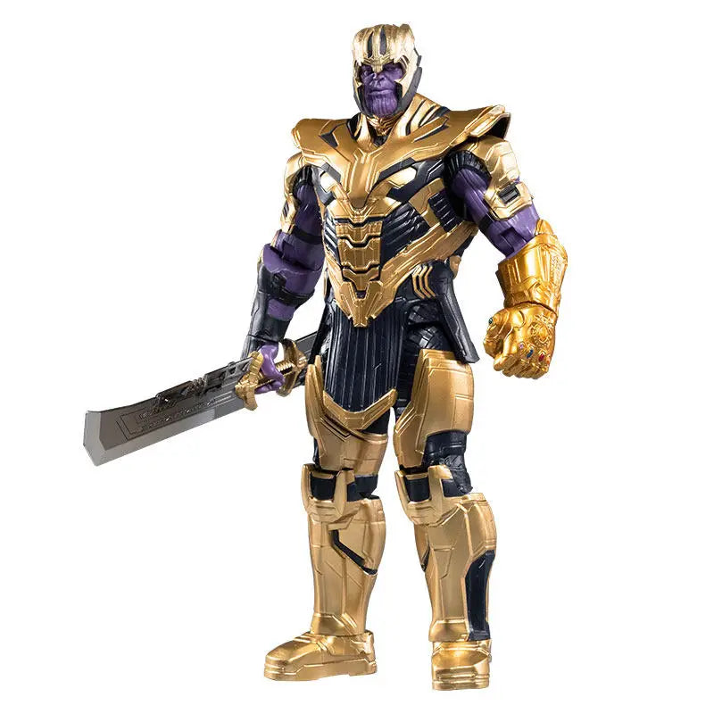 ZDTDS Thanos, figura de acción coleccionable a escala 1/5 con articulaciones móviles, modelo de juguete para los fans de Marvel, ideal como regalo para coleccionistas.
