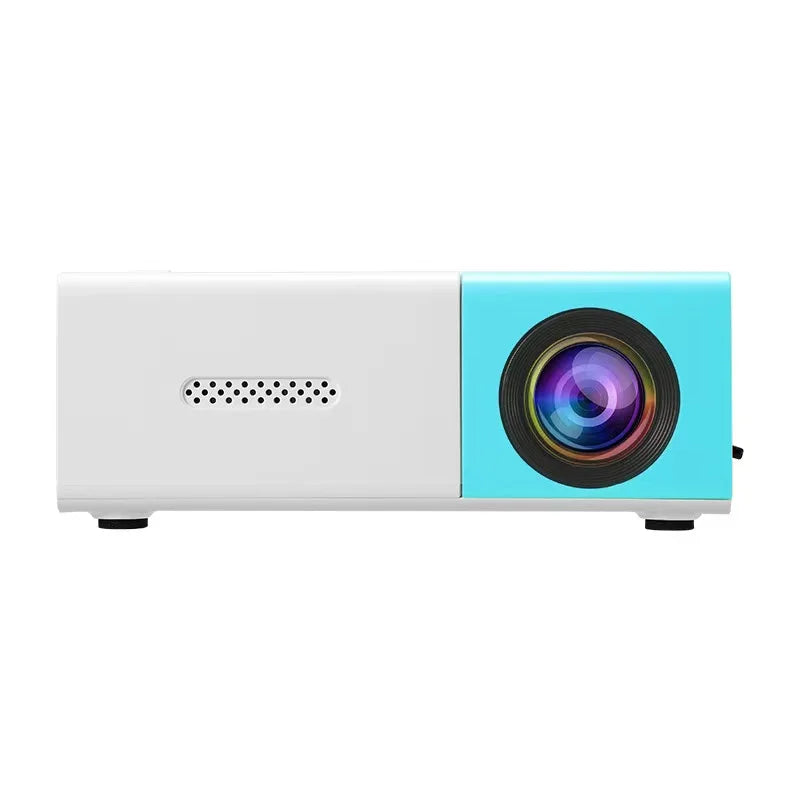Mini Proyector Portátil FOCABO YG300, Audiovisual 4K, LCD Inteligente HD, Proyección de Pared para el Hogar