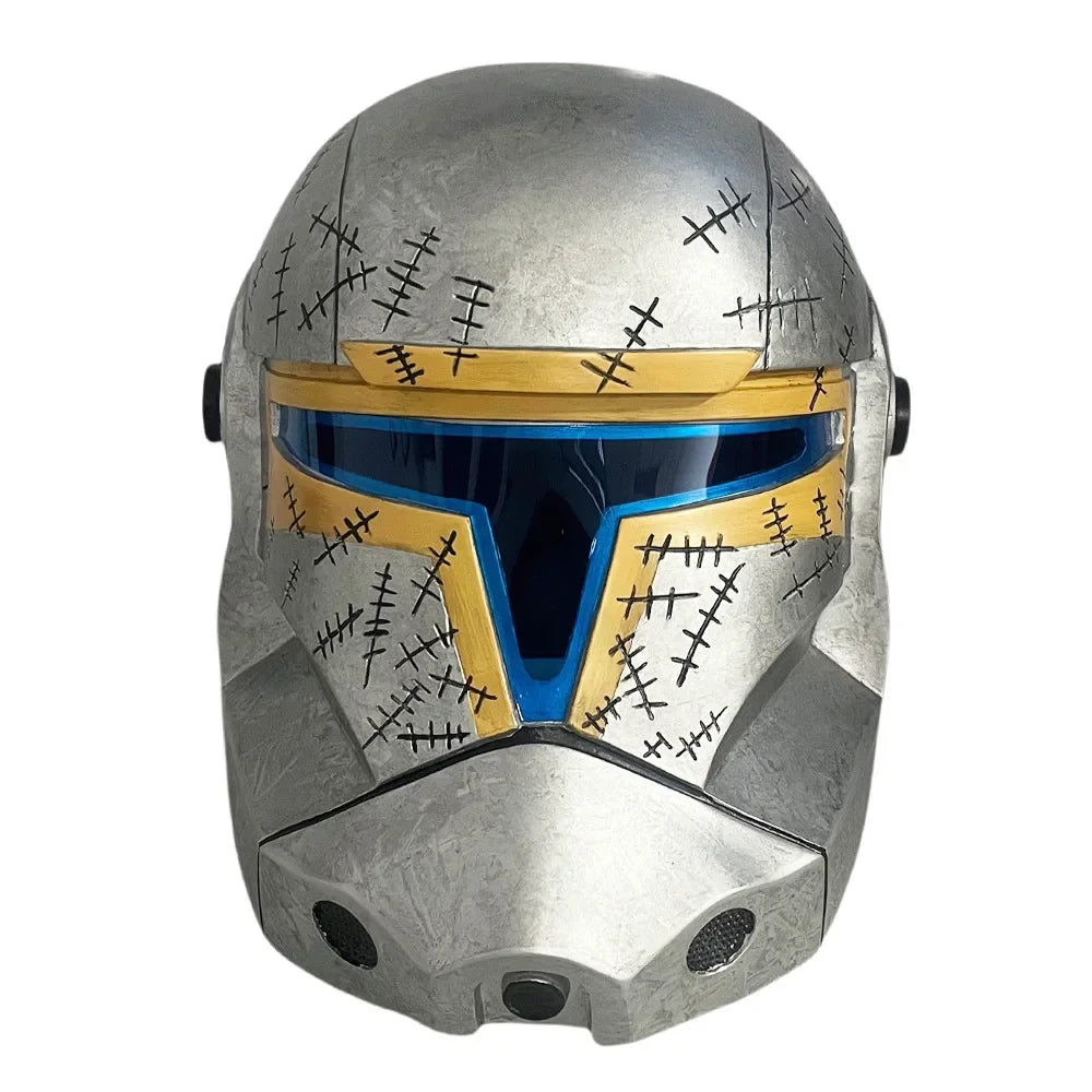 2025 aaa Cosplay SW Commander Helmet Resin Man Halloween Mask Masquerade Carnival Party Props for Adult High Quality