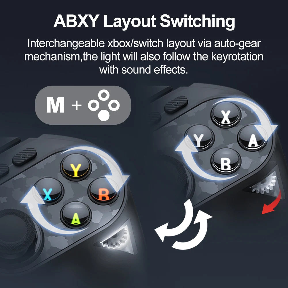 Control GameSir Tarantula Pro para PC, Nintendo Switch 2, Android, iOS, con Joysticks TMR Hall, NFC, Giroscopio de 6 Ejes