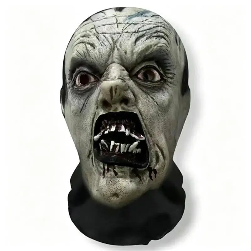 1 unidad de cubrecabeza con estampado de calavera de Halloween, máscara facial transpirable y protectora contra el sol con visibilidad, cubrecabeza para fiestas y festivales