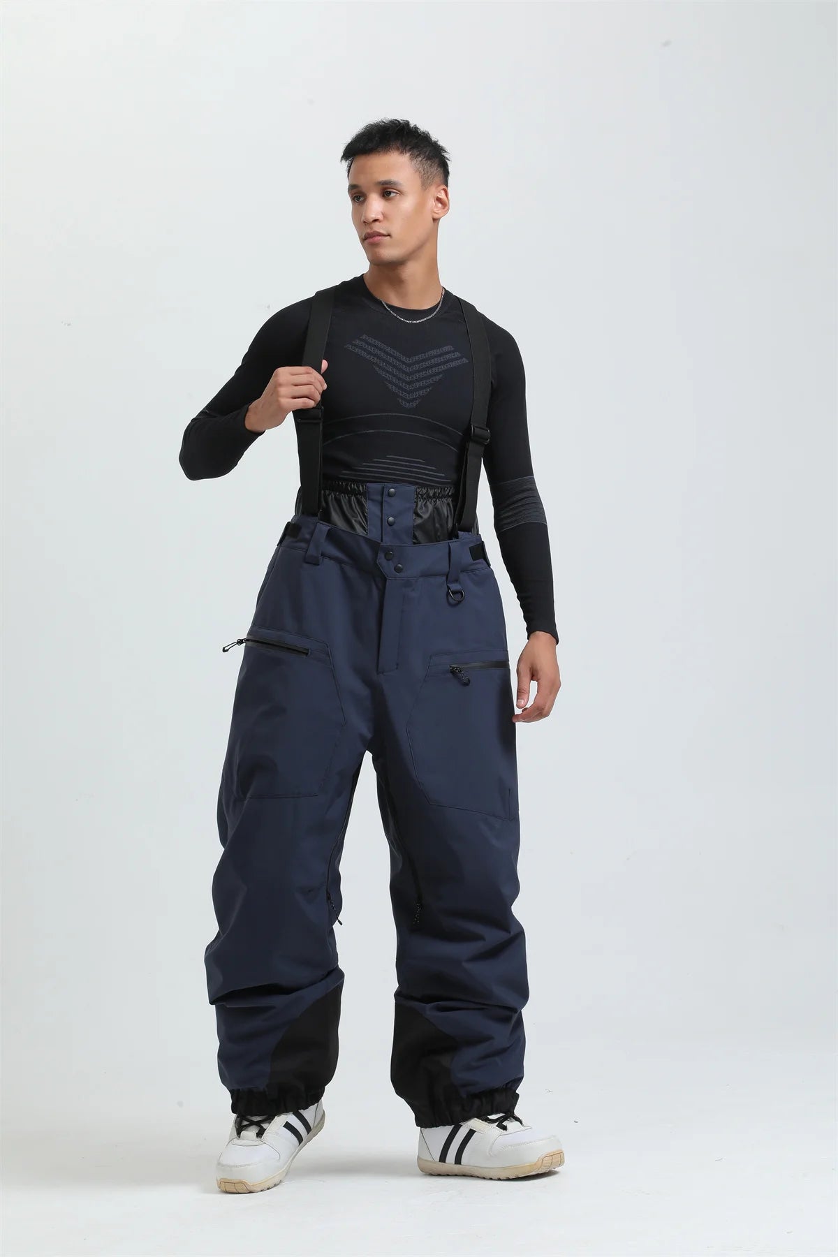 Pantalones de Esquí Gsou para Mujer, Impermeables, para Deportes de Montaña, Invierno, para Hombre y Mujer, Overoles de Snowboard con Tirantes, Pantalones de Nieve Cálidos para -40 Grados