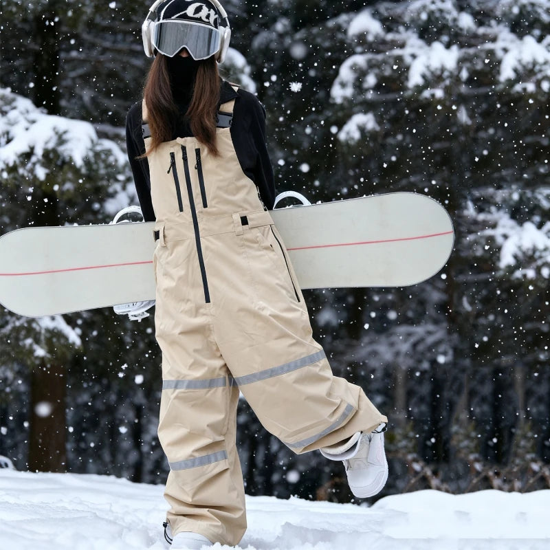 Pantalones de Nieve Unisex 2026, Impermeables, Resistentes al Viento, Talla Grande, para Snowboard y Actividades al Aire Libre