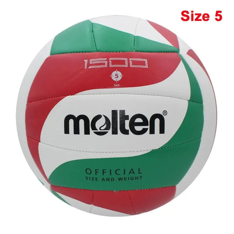 Pelotas de voleibol fundido tamaño estándar 5 tacto suave PU alta calidad deportes al aire libre interiores competición entrenamiento partido Voleibol