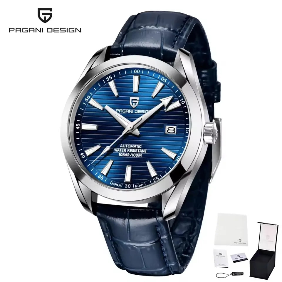 Reloj mecánico para hombre PAGANI DESIGN PD-1688 V3, resistente al agua 100M, cristal de zafiro, reloj de negocios de acero inoxidable para hombre