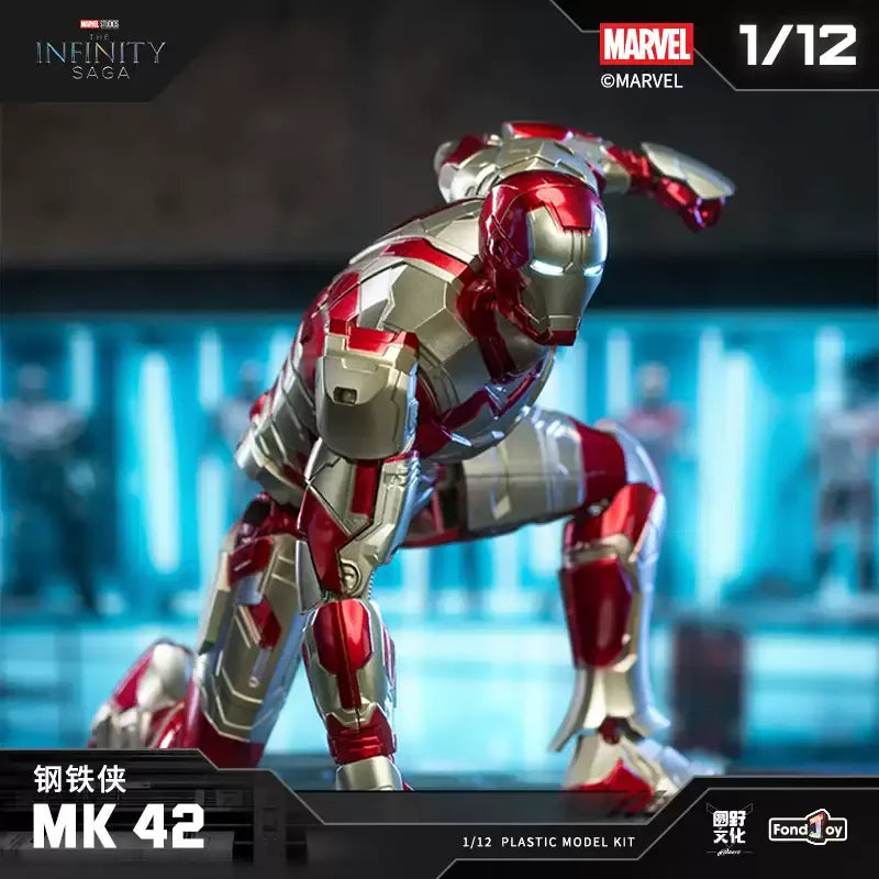 Caja Sorpresa Original de Fondjoy, Figuras de Acción de Marvel Iron Man Infinite Legends Mk2 Mk6 Mk21 Mk42 Mk43 War Machine, Juguetes para Niños, Regalo Genial