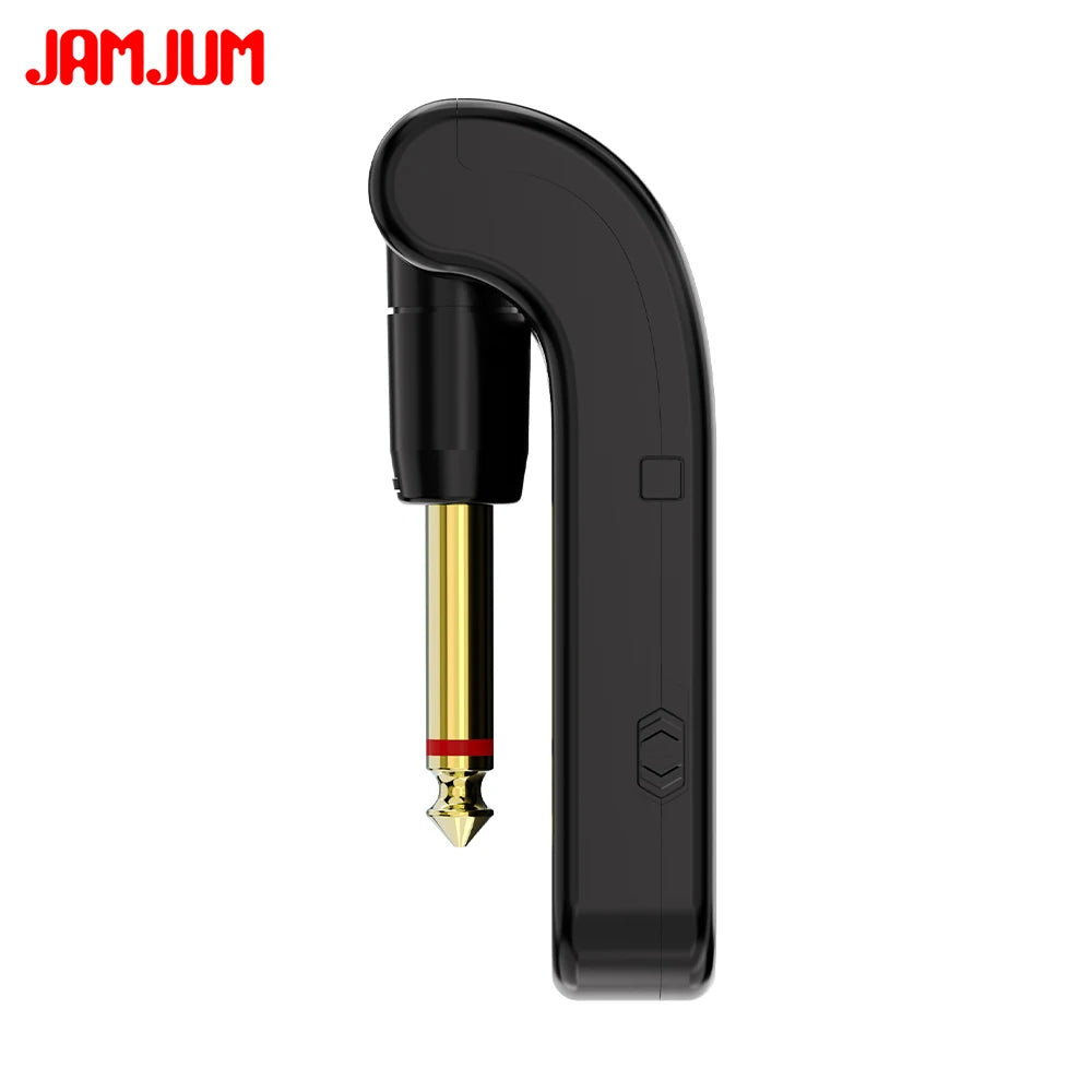 Sistema de guitarra inalámbrico 2.4G: transmisor y receptor negro para guitarra eléctrica, EWI, bajo