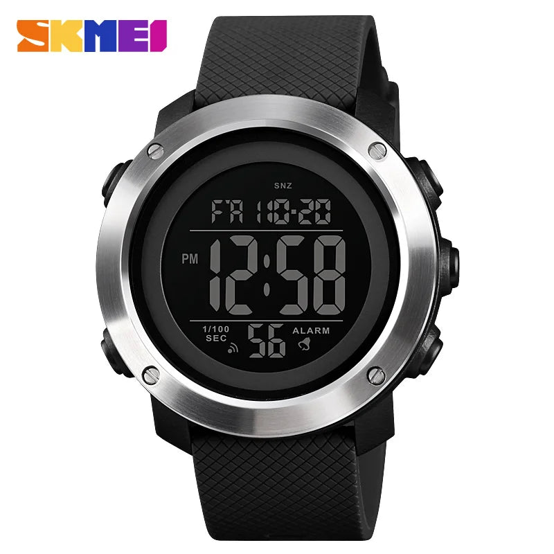 Reloj digital deportivo impermeable SKMEI 1426 para hombre, cronómetro, pantalla LED electrónica, relojes de pulsera para hombre, Reloj Masculino 1416