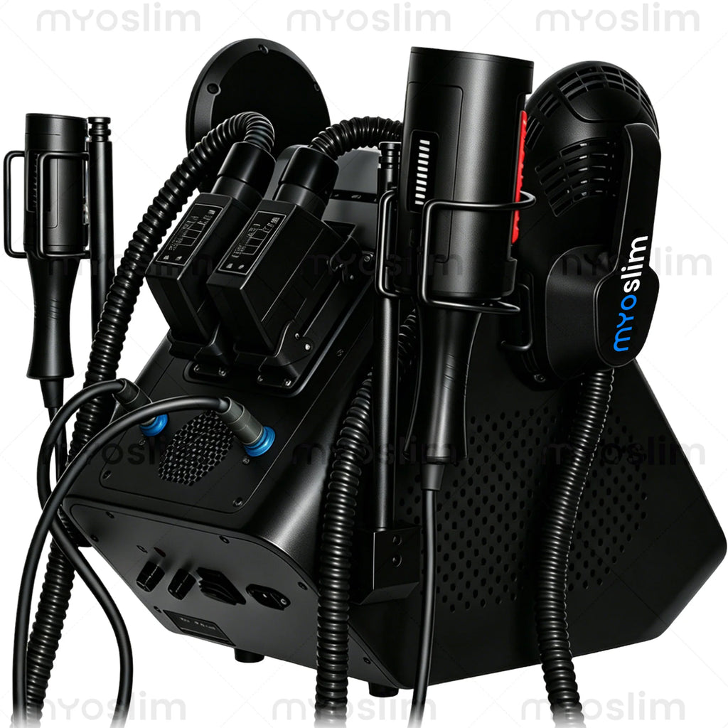 Rodillo EMS Myoslim 6500W 200HZ para Adelgazamiento y Reducción de Celulitis con Rodillo de Bolas Infrarrojas de 360 Grados, Masajeador de Belleza con Vacío