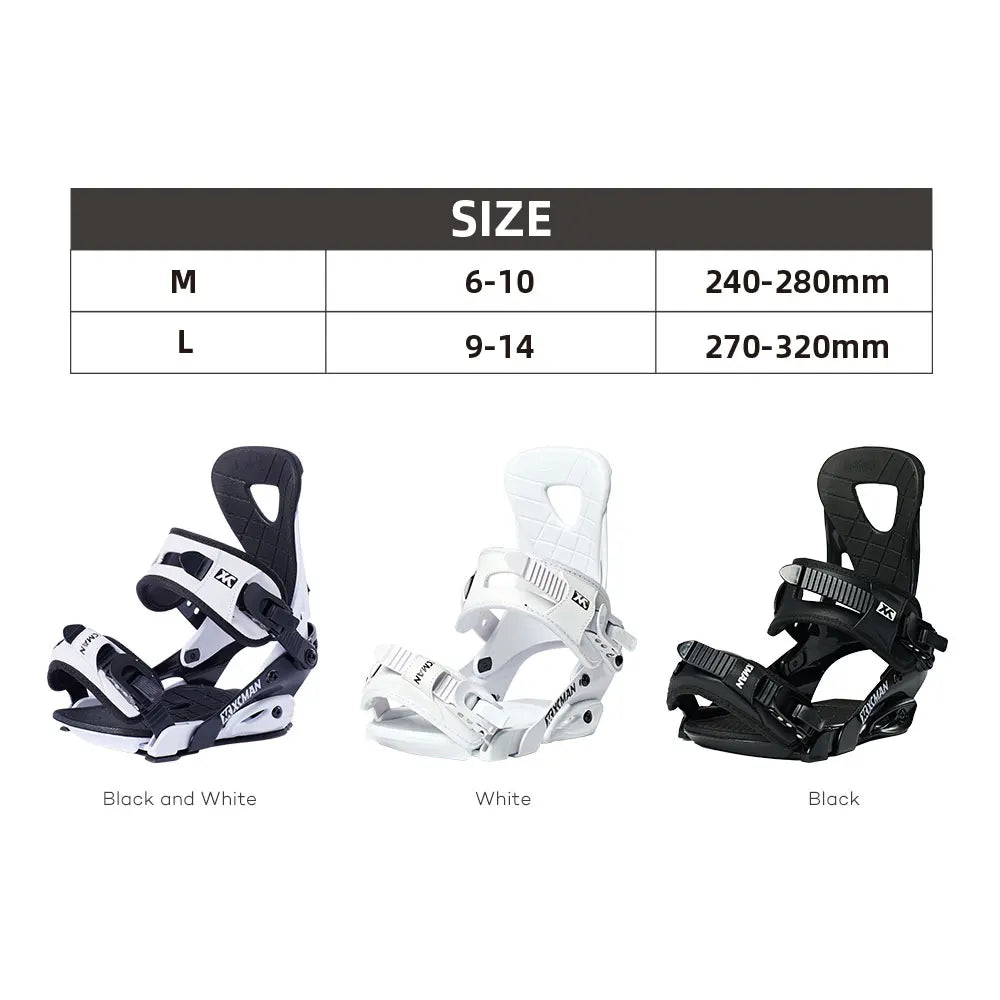 XCMAN Aglutinantes para snowboard totalmente de montaña unisex