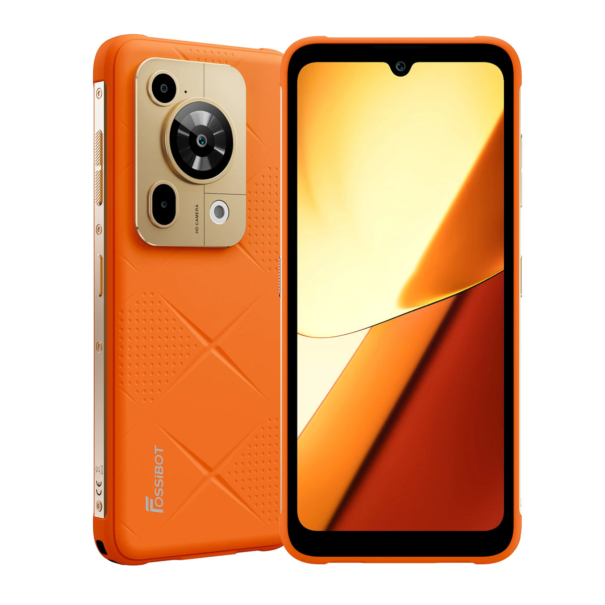 Smartphone FOSSiBOT F112 Pro 5G, 24GB RAM (8GB+16GB virtual) 256GB ROM, pantalla HD+ de 6.88", cámara principal de 50MP, batería grande de 7150mAh, carga rápida de 18W, NFC, Android 14, teléfono móvil versión global, Dual SIM desbloqueado para uso diario
